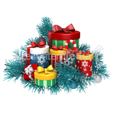 Gifts Christmas Pine   Presentation Clipart   Great Clipart For