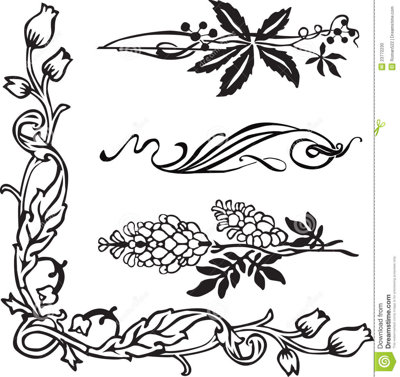     Is 52 Decorative Corner Scroll Free Cliparts All Used For Clipart