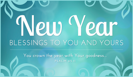 New Year Blessings   Ecard
