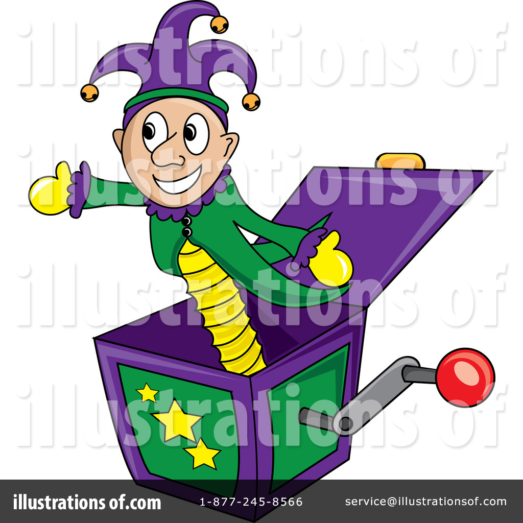 Royalty Free  Rf  Jack In The Box Clipart Illustration By Pams Clipart