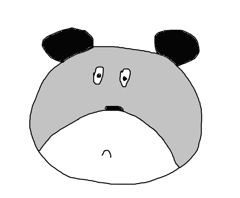 Sad Bear Gray