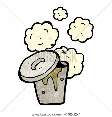 Smelly Garbage Can Clipart Cartoon Smelly Garbage Can