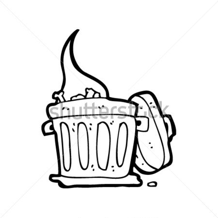 Smelly Garbage Can Clipart Outros Arquivos Fonte  Eps 