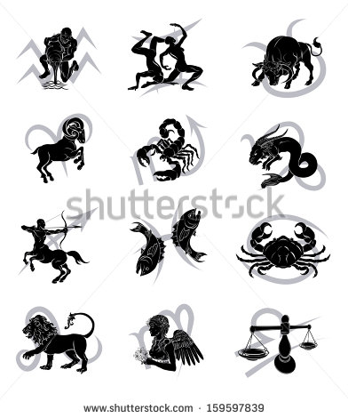 The Twelve Astrology Horoscope Signs Of The Zodiac  Aquarius Gemini    