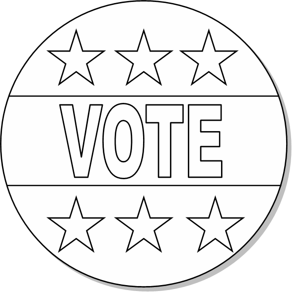 Vote Coloring Page   Free Printable Coloring Pages
