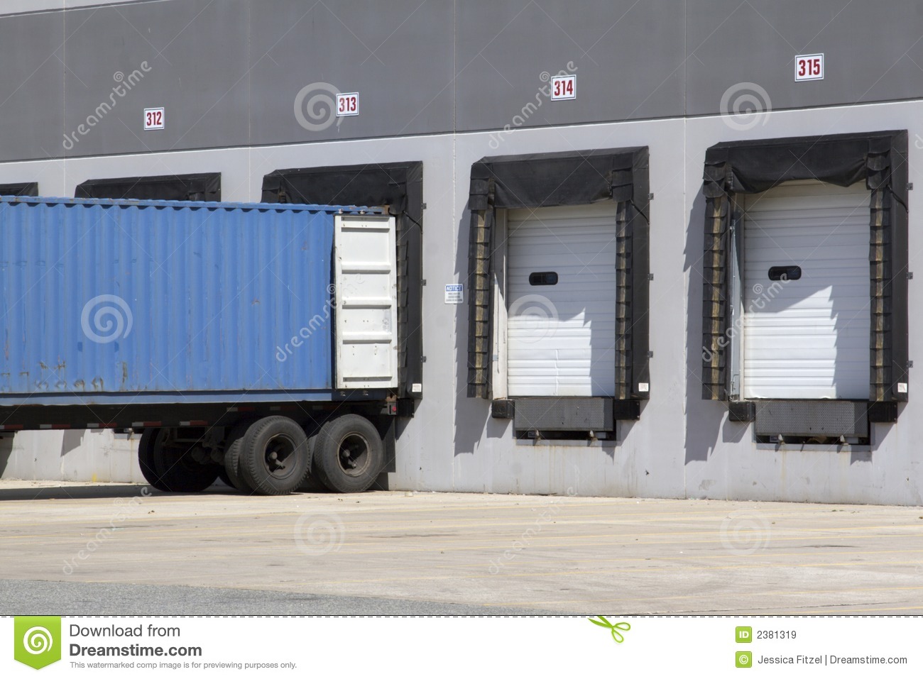 Warehouse Truck Loading Royalty Free Stock Images   Image  2381319