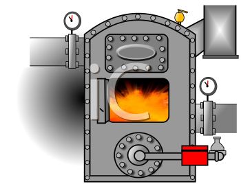 0511 1005 2401 2419 Cartoon Of A Blazing Furnace Clipart Image Jpg