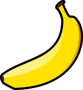 Banana Clip Art At Clker Com   Vector Clip Art Online Royalty Free    