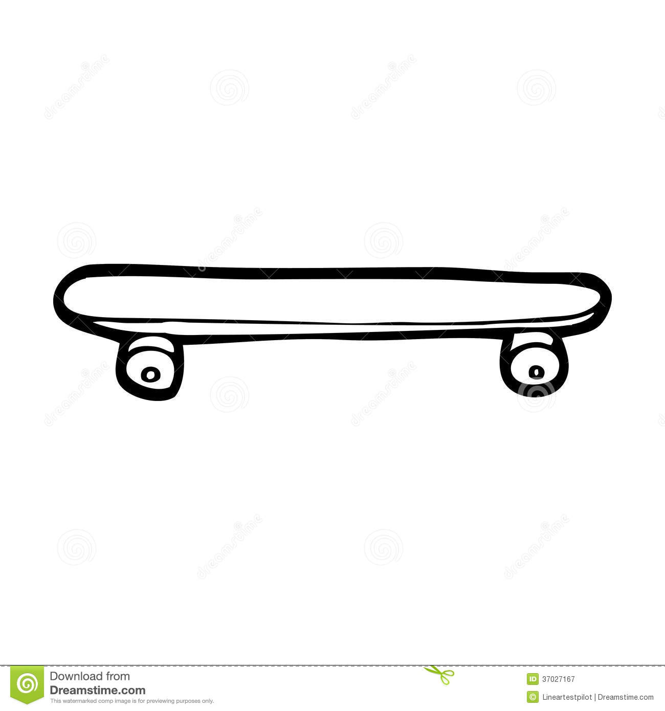 Cartoon Skateboard Royalty Free Stock Photography   Image  37027167