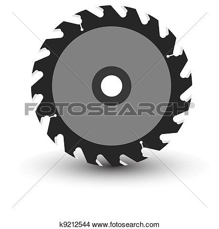 Clipart Of Circular Saw Blade On A White Background  K9212544   Search