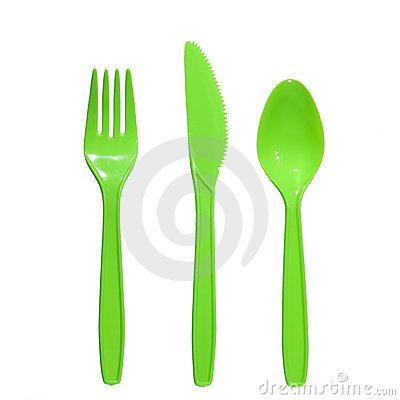 Fork And Knife Clipart Green Plastic Fork Knife Spoon