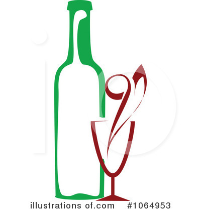 Person Woman Bottle Wine Clip Art Illustration Illustrations By Leo
