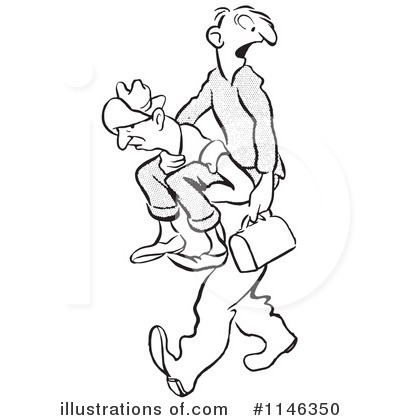 Piggy Back Ride Clipart  1146350 By Picsburg   Royalty Free  Rf  Stock