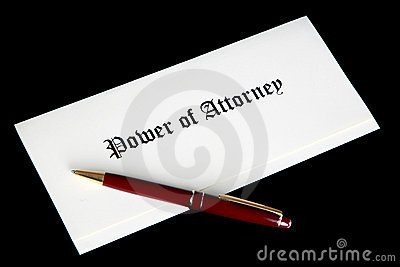 Power Of Attorney Legal Document Royalty Free Stock Image   Image