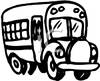 School Bus Clipart Black And White