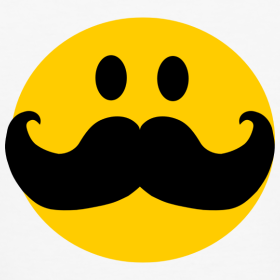 Smiley Face With Mustache   Clipart Panda   Free Clipart Images