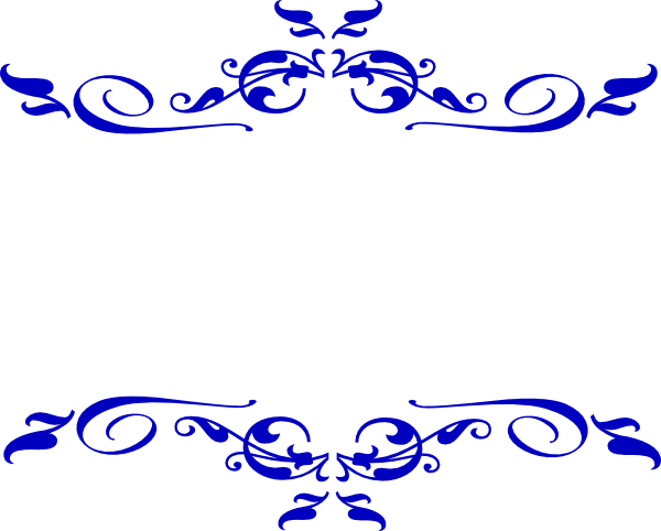 Swirl Blue Wedding Clip Art At Clker Com   Vector Clip Art Online