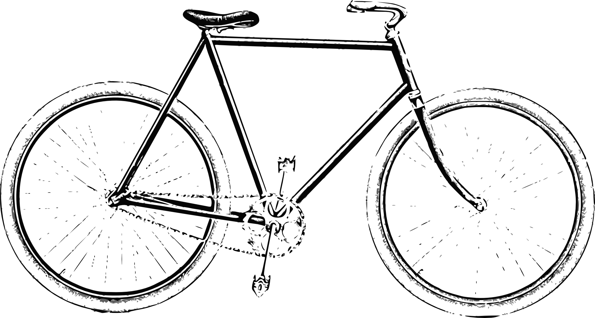 16 Bicycle Line Drawing Free Cliparts That You Can Download To You