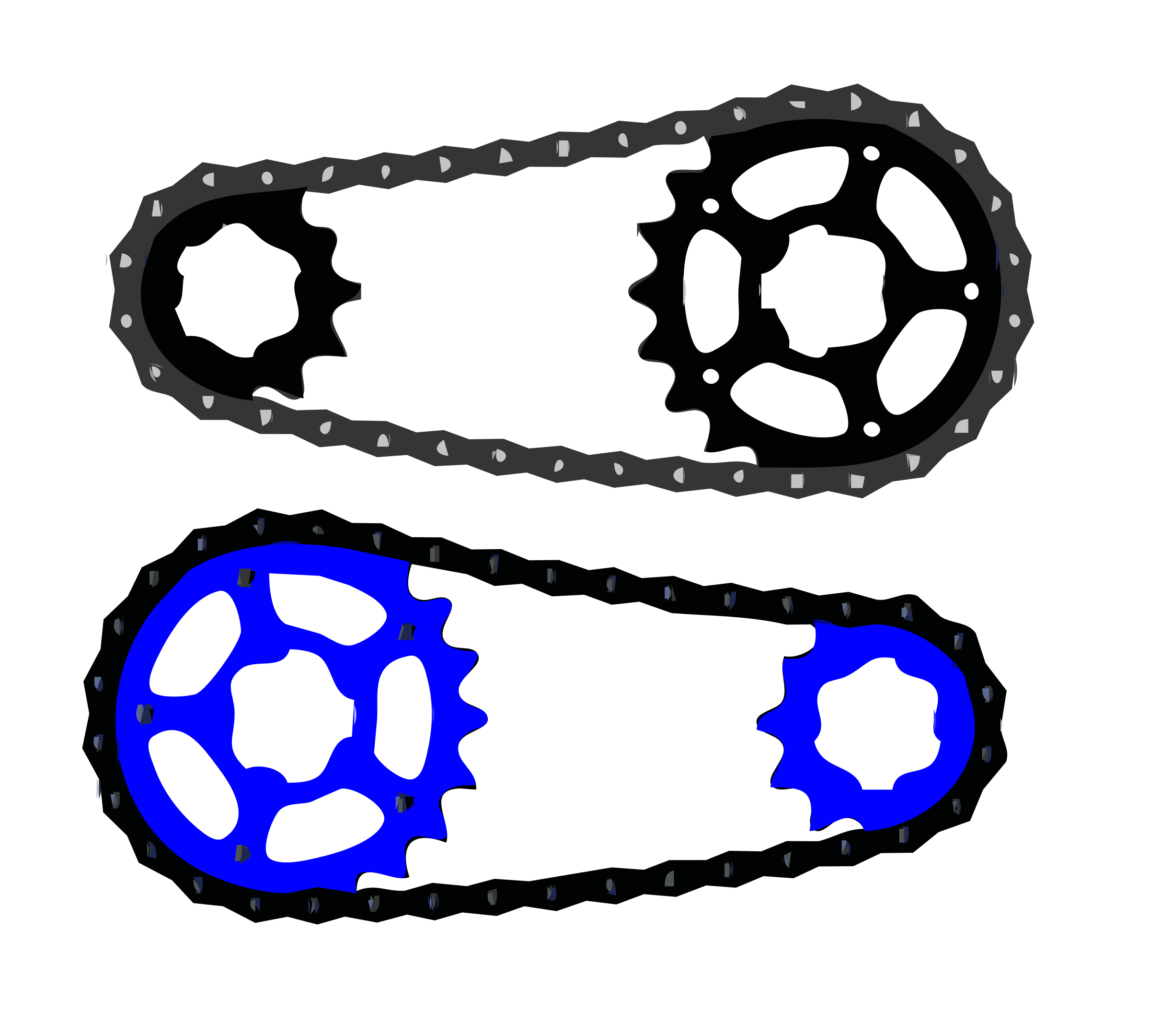 Bicycle Chain Vector