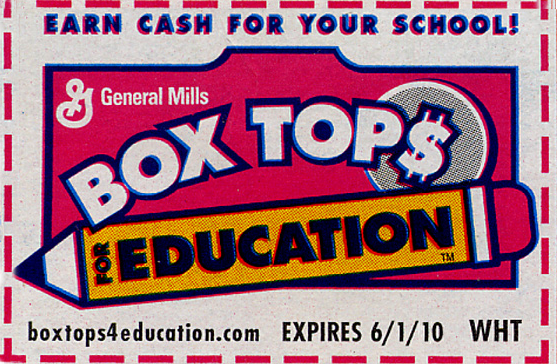Box Tops For Education   Look For The Box Tops Logo On Hundreds Of