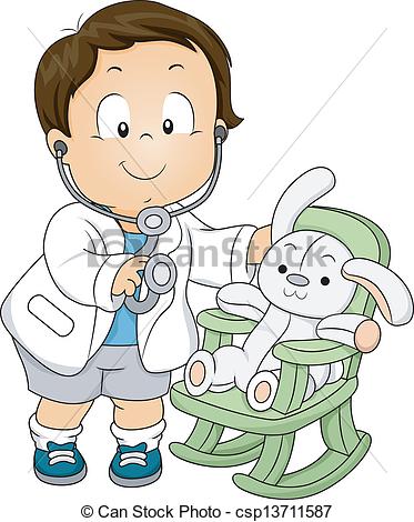 Boy Getting Dressed Clipart Toddler Boy Doctor