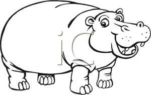 Clip Art Hippos Belly Clipart   Cliparthut   Free Clipart