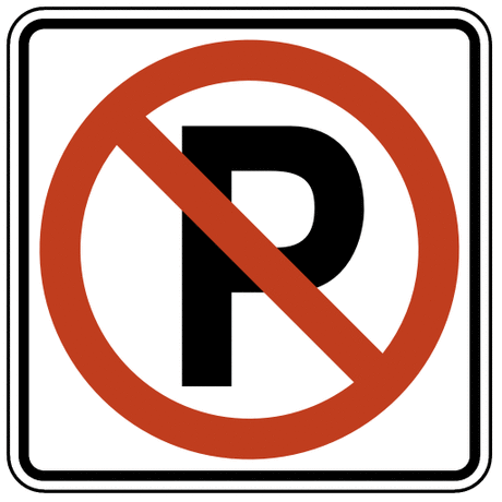     Clip Art   Road Signs Clip Art Images   Graphics   No Parking Png