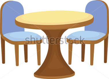 File Browse   Buildings   Landmarks   Illustration Of Chair And Table