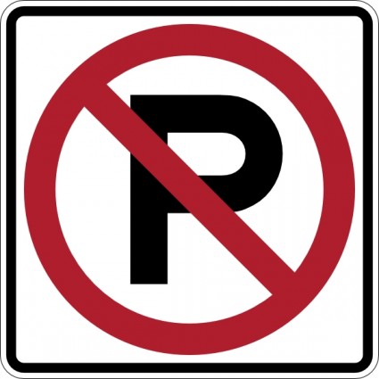 No Parking Sign Clip Art Free Vector In Open Office Drawing Svg    Svg