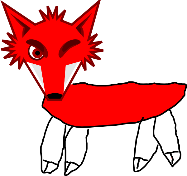 Red Fox Clipart Http   Www Clker Com Clipart Red Fox Warrior Html