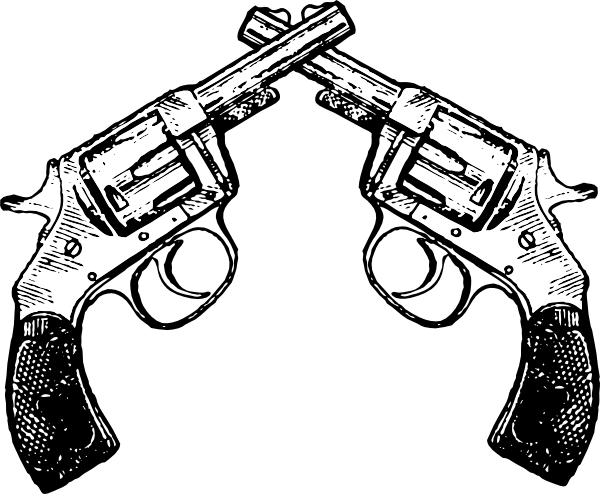 Revolver 2x Clip Art At Clker Com   Vector Clip Art Online Royalty