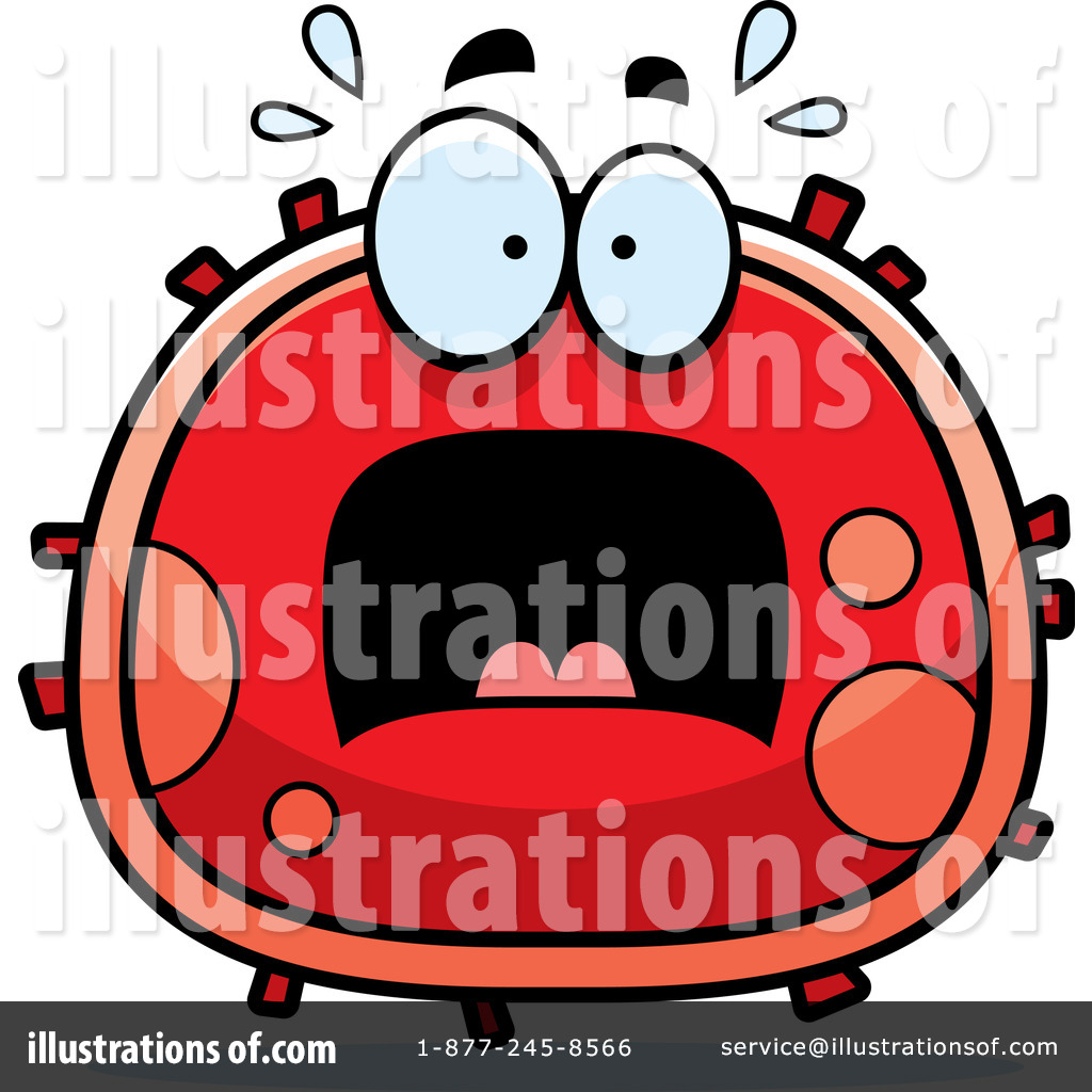 Royalty Free  Rf  Red Blood Cell Clipart Illustration  1089228 By Cory