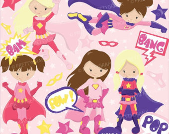 80  Off Sale Superhero Girls Clipart Commercial Use Vector Graphics