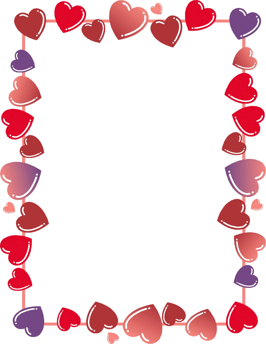 Com Holiday Valentines Valentine Cards Borders Heart Border Png Html