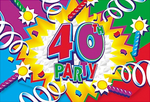 Free 40th Birthday Clipart   Clipart Best