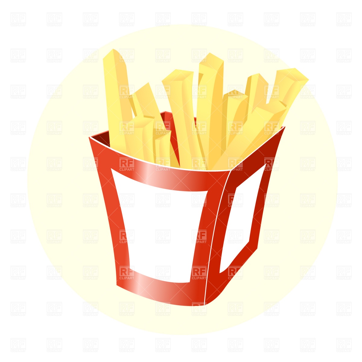 French Fries Download Royalty Free Vector Clipart  Eps