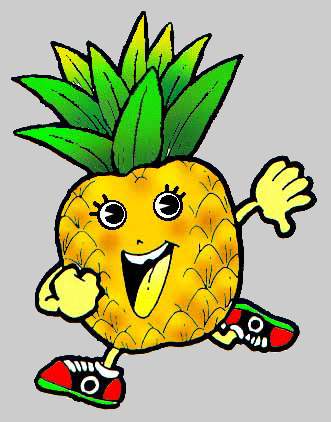 Fruit Cartoon Free Clipart Pineapple Fruit Cartoon Free Clipart