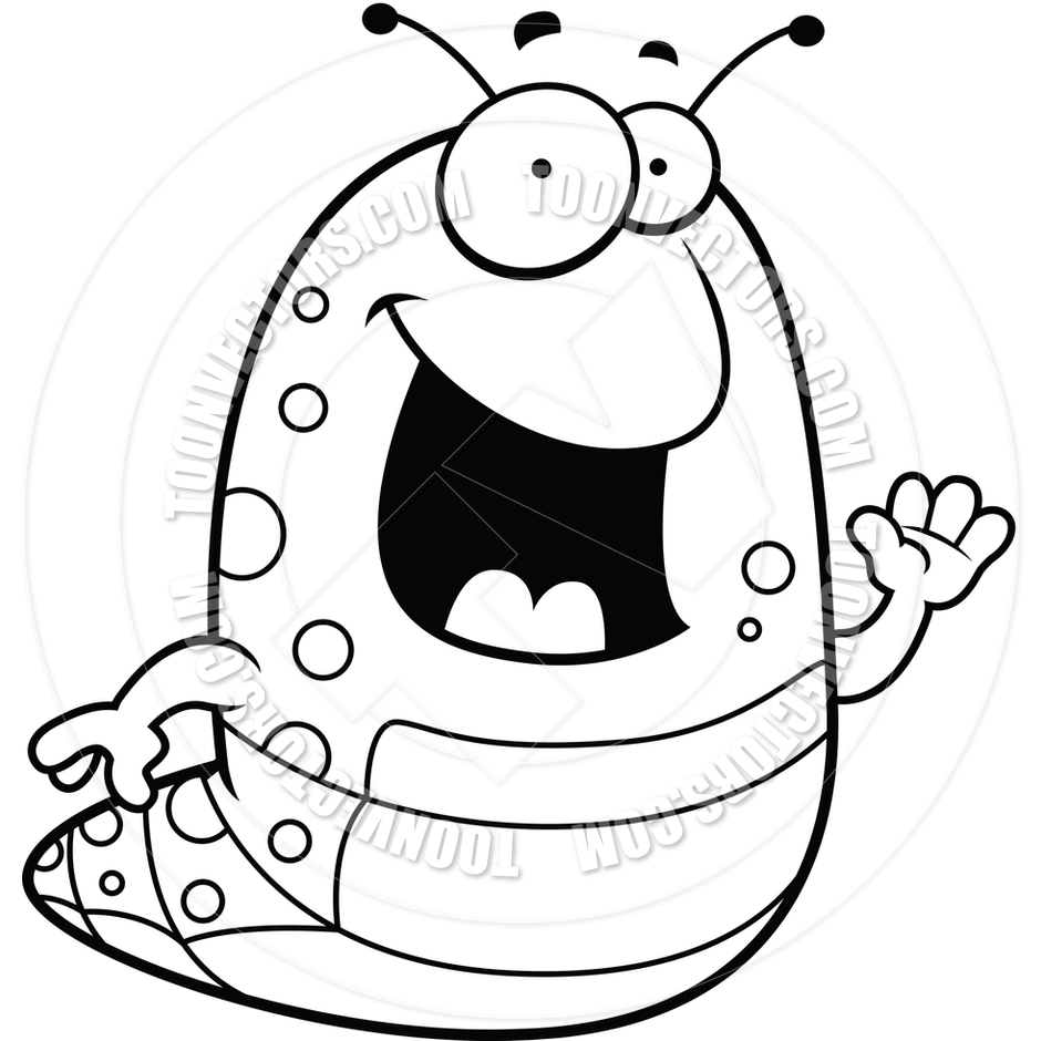 Go Back   Images For   Caterpillar Clipart Black And White
