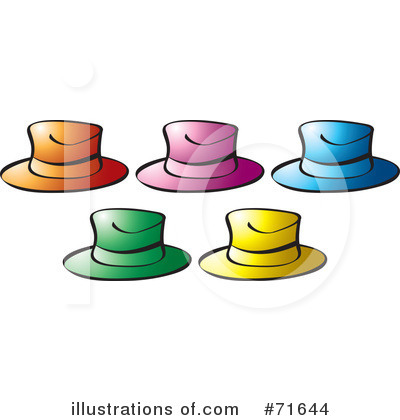 Hats Clipart  71644 By Lal Perera   Royalty Free  Rf  Stock