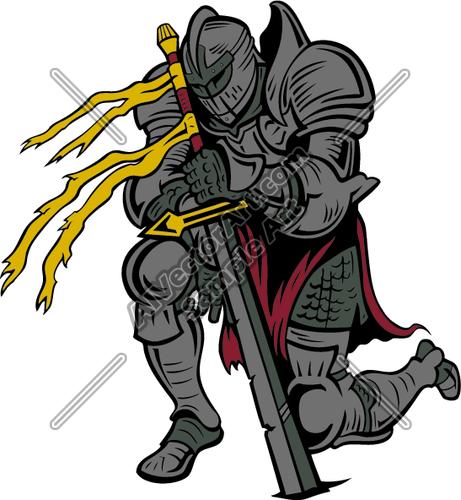 Knight Mascot Clip Art