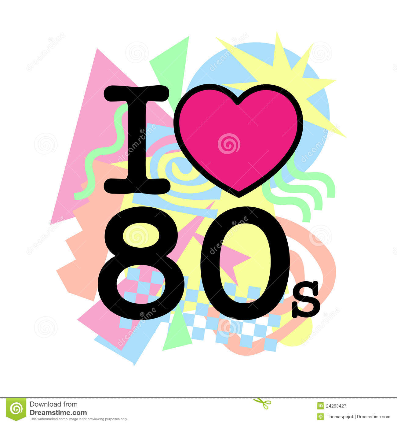 Love 80s Old Style Royalty Free Stock Photography   Image  24263427