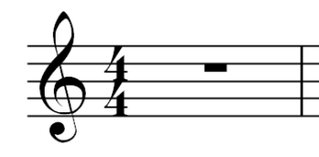 Musical Rest   Symbol For The Whole Rest