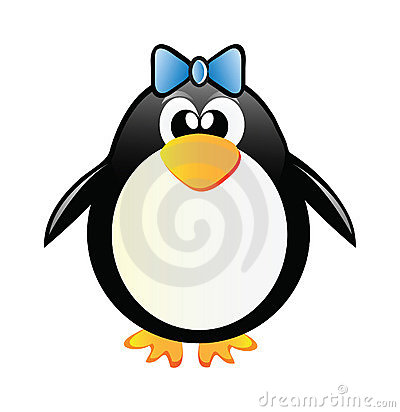 Penguin Girl Royalty Free Stock Photo   Image  14265495