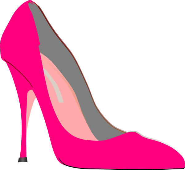 Pink High Heels Clip Art Source Http Clker Com Clipart Heel Pink Html