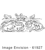 Pond Clipart Black And White  61927 Clipart Of A Pond With