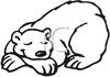 Sleeping Bear Clipart Black And White   Clipart Panda   Free Clipart