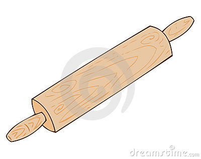 Black Rolling Pin Clipart Wooden Rolling Pin 13956819 Jpg