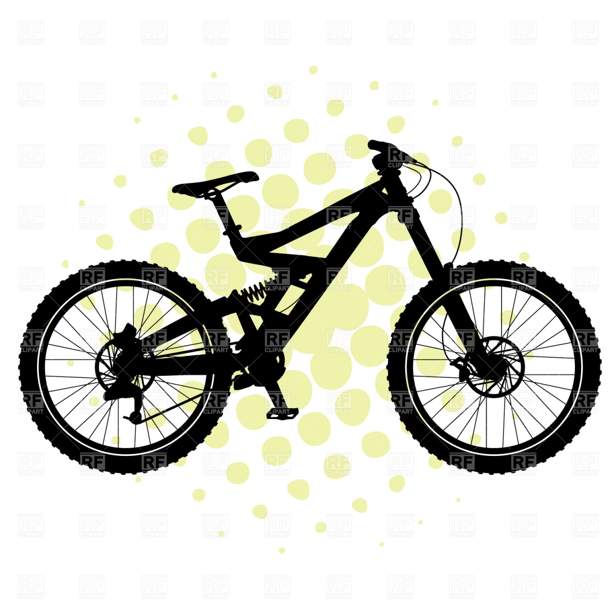 Bmx Bicycle Silhouette Download Royalty Free Vector Clipart  Eps
