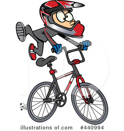 Bmx Clipart  440994 By Ron Leishman   Royalty Free  Rf  Stock