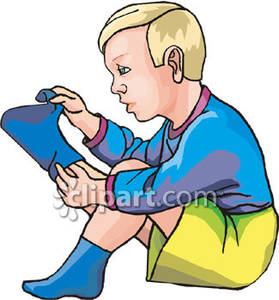 Funny Shoes Off Clipart